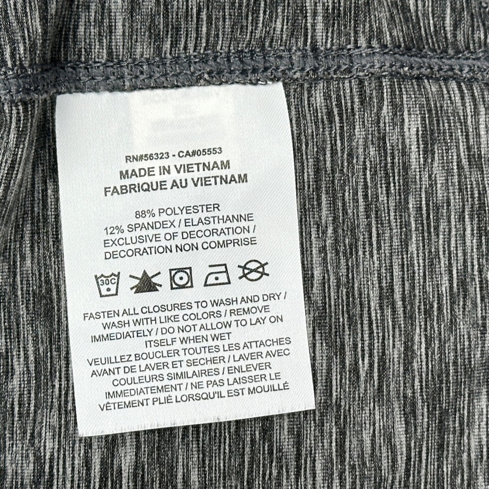 Nike Dri-FIT Mens XXL Full Zip Hoodie Charcoal Grey Heathered Standard Fit 562 - Picture 5 of 7